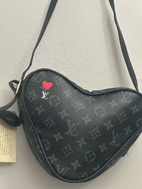 Black Crossbody Bag.  Not authentic